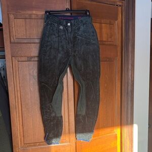 Vintage Georg Schumacher Dark Green Corduroy Breeches